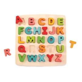 Hape Toys Chunky Alphabet Puzzle Wood Assorted 27 pc