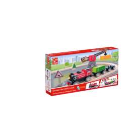 Hape Train Set Wood Assorted 19 pc