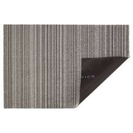 Chilewich 36 in. L X 24 in. W Gray/White Skinny Stripe Polyester/Vinyl Utility Mat