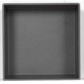 Chicago Metallic 9 in. W X 9 in. L Cake Pan Gray