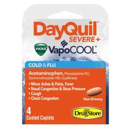 Vicks DayQuil VapoCOOL Orange Cold & Flu Relief
