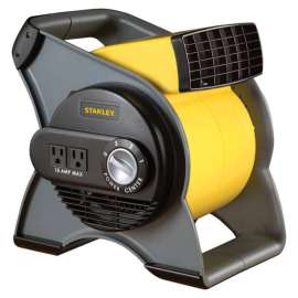 Lasko Stanley 12-1/4 in. H 3 speed Blower Fan