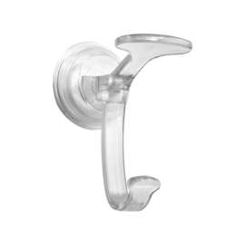 iDesign Power Lock Clear Plastic Spa Hook