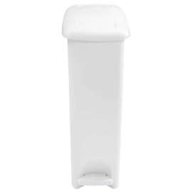 Rubbermaid 11.25 gal White Plastic Step-On Trash Can