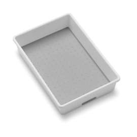 Madesmart White Plastic Drawer Organizer