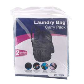 Homz Blue Nylon Laundry Bag