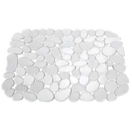 iDesign 12.3 in. L X 10.8 in. W Clear Plastic Sink Mat