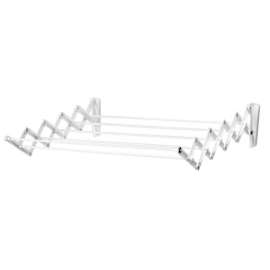 Polder 24 in. H X 24 in. W X 18 in. D Steel Accordian Collapsible Clothes Drying Rack
