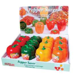 Hutzler Assorted Colors Plastic Pepper Saver