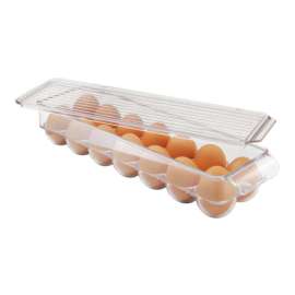 iDesign 3 in. H X 14.5 in. D Plastic Egg Holder