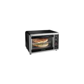 HB Stainless Steel Black Convection Toaster Oven 14.5 in. H X 23 in. W X 18 in. D
