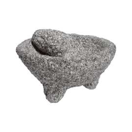 Bene Casa Gray Granite Mortar and Pestle