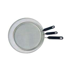 Bene Casa Silver/Black Steel Splatter Shield Set