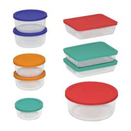 Pyrex Clear Food Storage Container Set 9 pk