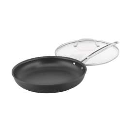 Cuisinart Chef's Classic Stainless Steel Skillet 12 in. Black