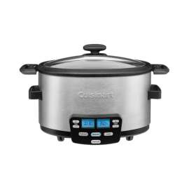 Cuisinart 4 qt Silver Stainless Steel Programmable Slow Cooker