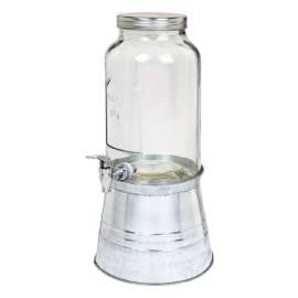Circle Glass 192 oz Clear Sun Tea Jar Glass