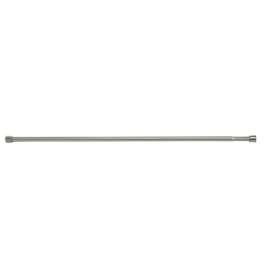 iDesign Shower Curtain Rod 87 in. L Satin Brushed Silver