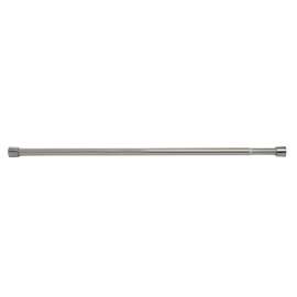 iDesign Shower Curtain Rod 42 in. L Satin Brushed Silver