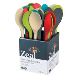 Zeal Assorted Silicone Cooks Spoon 24 pc