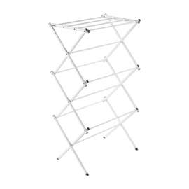 Polder 42 in. H X 14.5 in. W X 21 in. D Steel Accordian Collapsible Clothes Drying Rack