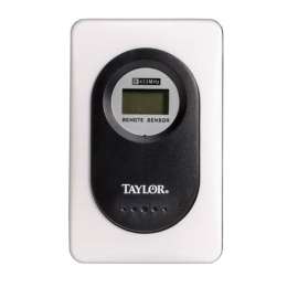 Taylor Wireless Wireless Remote Sensor Plastic Black 3.75 in.