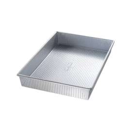USA Pan 9.5 in. W X 13.625 in. L Rectangular Pan Silver 1 pc