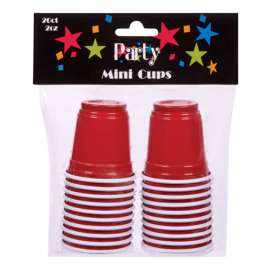 Good Old Values Red Plastic Party wear Party Cup 20 pk