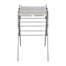 Household Essentials 34.5 in. H X 34.5 in. W X 24.5 in. D Metal Accordian Clothes Drying Rack