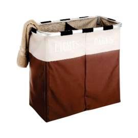 Whitmor Brown Polyester Hamper