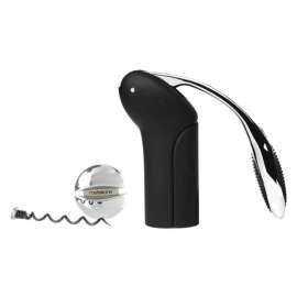 Rabbit Black Stainless Steel Wine Opener