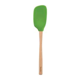 Tovolo Flex-Core Spring Green Silicone/Wood Spoonula