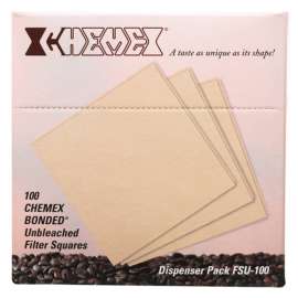 Chemex 10 cups Square Coffee Filter 100 ct
