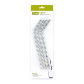 True Sippy Silver Stainless Steel Straws