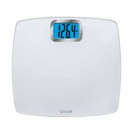 Taylor 440 lb Digital Bathroom Scale White