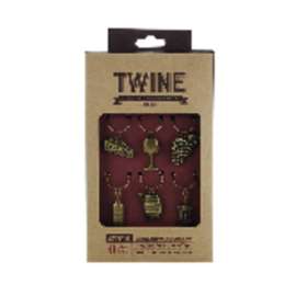 TWINE Gold Zinc Wine Charms