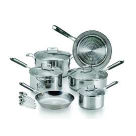 T-Fal PerformaPro Stainless Steel Cookware Set Silver