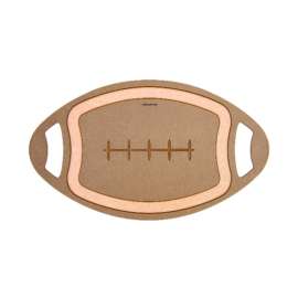 Epicurean Football 20 in. L X 12 in. W X 0.25 in. Wood Fiber Cutting Board