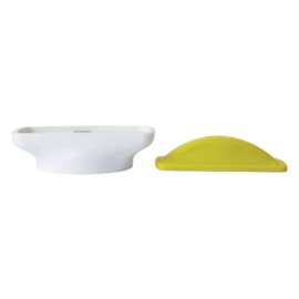 Chef'n SleekSlice White/Yellow Plastic Mandoline Preserve Prep Lid