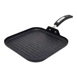 Starfrit The Rock Aluminum Grill Pan Black