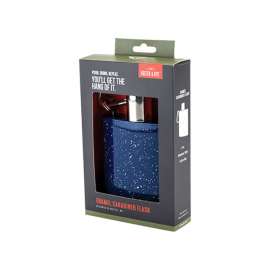 Foster & Rye 6 oz Multicolored Stainless Steel Carabiner Flask