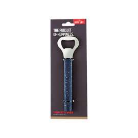 Foster & Rye Black/Silver Enamel/Stainless Steel Manual Bottle Opener