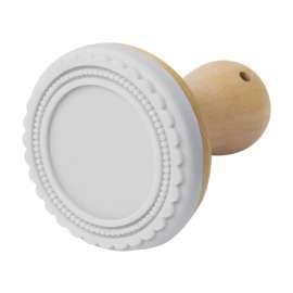 Architec TSP White Silicone/Wood Cookie Stamp