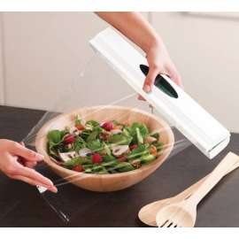 Wenko White ABS Plastic Foil Perfect Cutter Dispenser