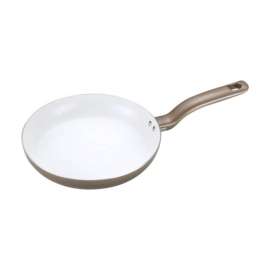 T-Fal Initiatives Collection Ceramic Coated Aluminum Fry Pan 12 in. Champagne