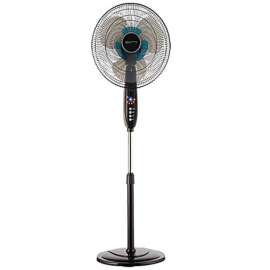 Polar Aire 53 in. H X 16 in. D 3 speed Oscillating Dual Blade Stand Fan