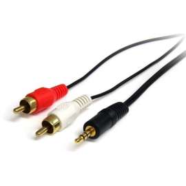 StarTech.com - Stereo Audio cable - RCA (M) - mini-phone stereo 3.5 mm (M) - 1.8 m
