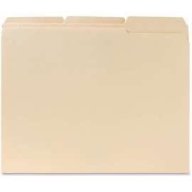 Bus. Source 2-ply 1/3-cut Tab Manila File Folders