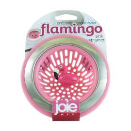 Joie Flamingo Pink/Silver Plastic/Stainless Steel Sink Strainer