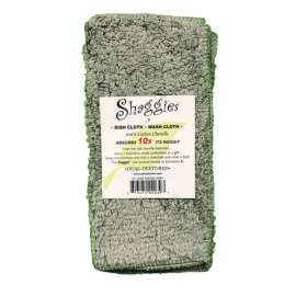Janey Lynn's Designs Shaggies Goosie Gray Cotton Solid Dish Cloth 2 pk